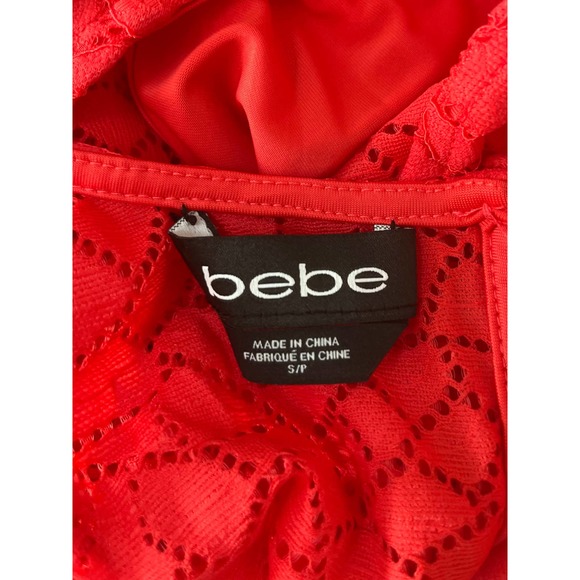 Bebe Crop Top, (Size S) - Picture 4 of 5